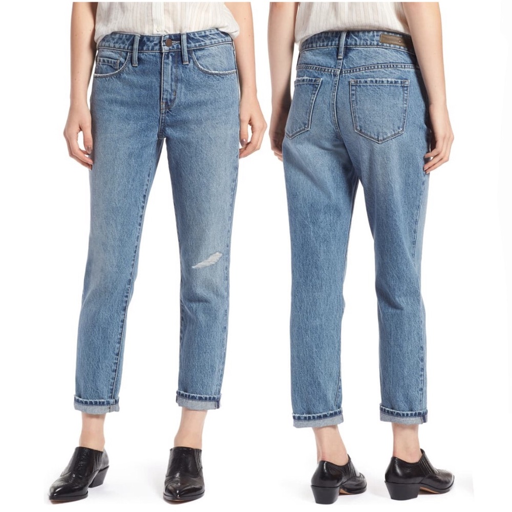 Treasure & Bond Grant Boyfriend Cropped Jeans
